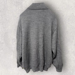 HIFUMI ヒフミ　ニットブルゾン　LLサイズの画像