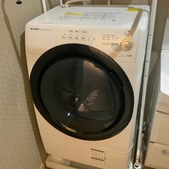 お取引中】シャープ ドラム式洗濯乾燥機＋ランドリーラック