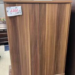 リサイクルショップどりーむ天保山店　No15095　靴棚　収納棚　観音扉　キャスターの画像