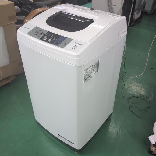伊勢崎店【現状品】gi10-38 日立 洗濯機 5.0kg NW-50B 2018年製