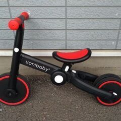 uonibabyの折りたたみ式 3輪車 バランスキックバイクの画像