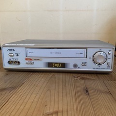 差し上げます VHSビデオデッキ
