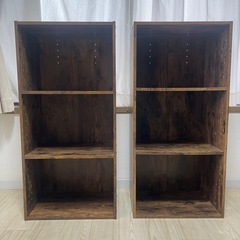 ニトリ カラーボックス ２個 の画像