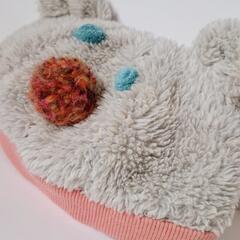 ベビ&幼児サイズstampleクマ🐻ボア帽子の画像