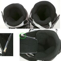 約25cm ジュニア スキーブーツ BICHORN ビックホーン ブラック 黒　インソール S サイズ5　アウトソール 296mm ☆ PayPay(ペイペイ)決済可能 ☆ 札幌市 豊平区 平岸 平岸店の画像