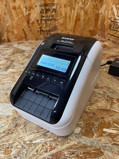 C(6746)ブラザー 感熱ラベルプリンター QL-820NWBc-BC ラベル6個 取説有り Bluetooth brother 通