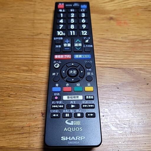 SHARP テレビ リモコン 新古品