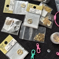 大量　ハンドメイド素材セット(新品＋使用頻度少なめ)の画像