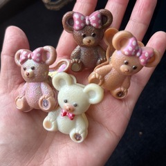 ダッフィー風　クリップ４個セットの画像