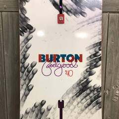ss6904　バートン スノーボード 板のみ 140cm ホワイト×ブラック BURTON FEELGOOD 2015 スノボ ボード 白×黒 レディース スノーボード 中古　の画像