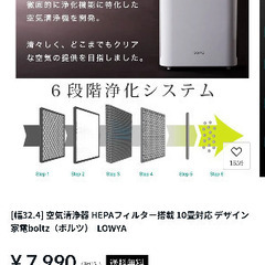 空気清浄機　Bolzの画像