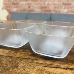 未使用品 ガラス 小鉢 棟方志功 白鹿の画像