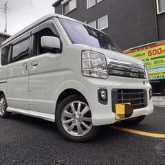 エヴリィワゴン PZターボ！！距離85000km！ ナビ、片側電...