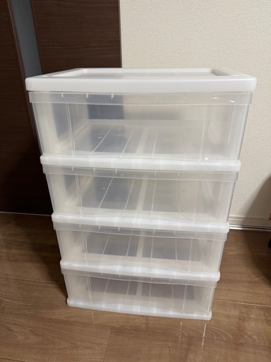 ワイドチェスト 4段
