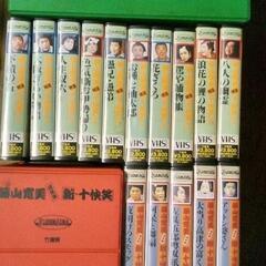 無料　テレビ&VHSレコーダー&VHSテープの画像