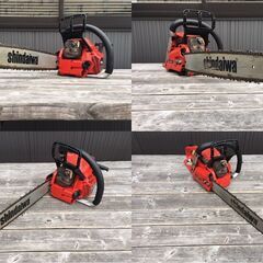 【簡易動作確認済み・美品】　shindaiwa・新ダイワ・やまびこ　エンジンチェンソー　E2035SE/400　カジュアルソー　定価82,500円　ガソリンの画像