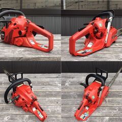 【簡易動作確認済み・美品】　shindaiwa・新ダイワ・やまびこ　エンジンチェンソー　E2035SE/400　カジュアルソー　定価82,500円　ガソリンの画像