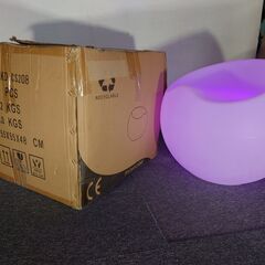 【アップルチェア】 イルミネーション 屋外 光る チェア 北欧 お洒落 イス 光るイス ホームパーティー 光るの画像