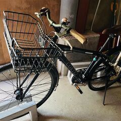 27インチ自転車 CORTEZ(コルテス) LEDオートライト カゴ付きの画像