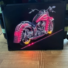 バイクLEDネオン壁飾り
