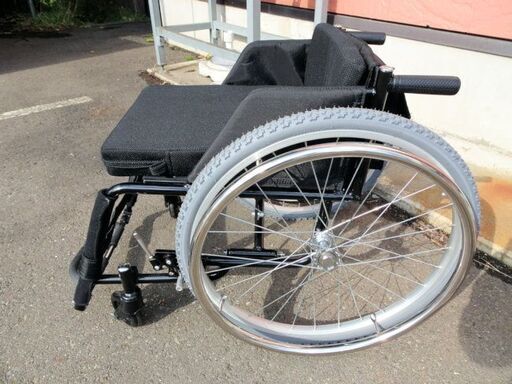 メーカー不明◆アクティブ車椅子◆ 車いす ブラック  小回り 運動 介護用品