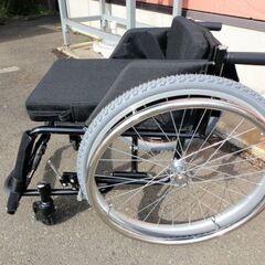 メーカー不明◇アクティブ車椅子◇ 車いす ブラック 小回り 運動 介護用品