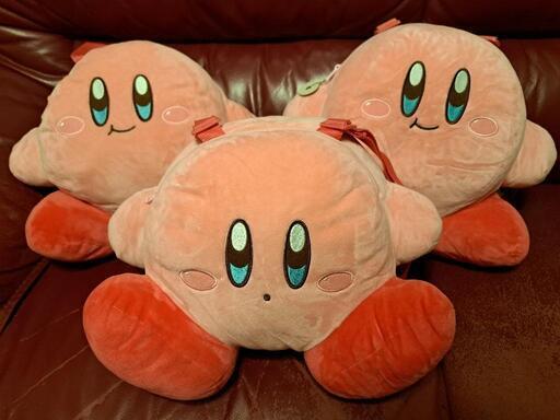 交渉中カービィのぬいぐるみリュック 3つセット