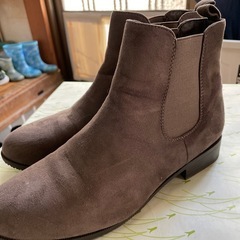 ショートブーツ　未使用　ブラウン　の画像