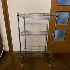 【11/10　無料お届け可能】スチールラック　45×30×72cm 