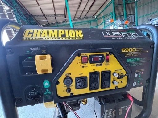◎発電機　ガソリン　CHAMPION  CPG5500DF-J