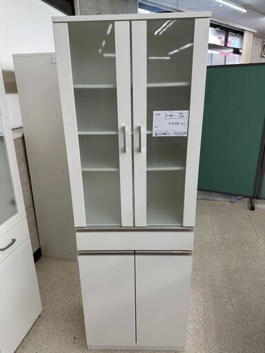 ★ジモティ割あり★ ニトリ 食器棚 白 H177.5×D39.5×W60 クリーニング済み TJ9444