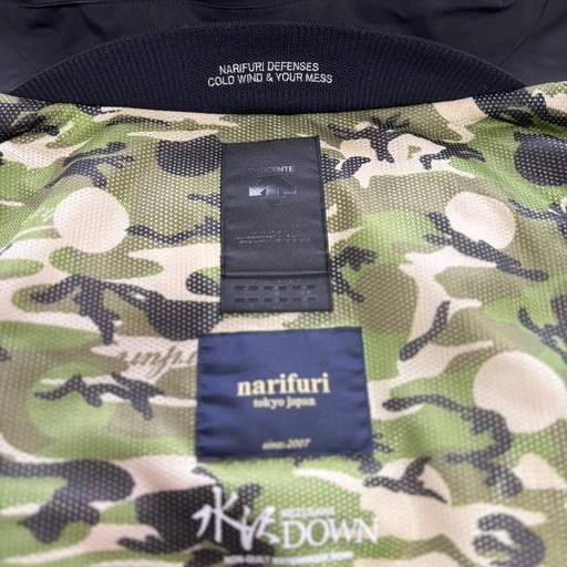 【美品・別注】ナリフリ×デサント オルテライン 水沢ダウン"マウンテニア"