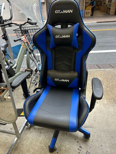 ▼リサイクルショップだいえい 　GTXMAN ゲーミングチェア パソコンチェア ゲーム用