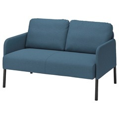 IKEA GLOSTAD グロスタード 2人掛けソファ, 引取限定