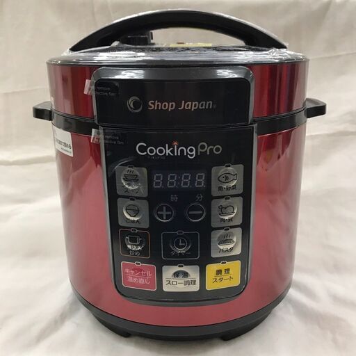 ShopJAPAN　ショップジャパン　電気圧力鍋　CookingPro　クッキングプロ　CKP01RED　SC-30SA-J03-RD　【ジャングルジャングルイズミヤ広陵店】