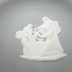 希少! レア！ ウェッジウッド ジャスパー ラウンドトレイ グレー 直径11cm 英国製 WEDGWOOD 札幌 西岡店の画像