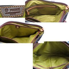 russet ラシット ショルダーバッグ 肩掛け ブラウン 総柄 幅40×高さ25×マチ11cm ハンドバッグ　☆ PayPay(ペイペイ)決済可能 ☆ 札幌市 豊平区 平岸 平岸店の画像