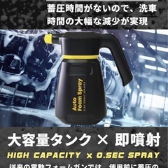 泡洗車　フォームスプレーガンの画像