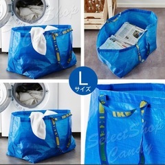 ①新品 IKEA    Lサイズ  大容量  多目的 バッグの画像