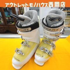 スキーブーツ 24.0-24.5㎝ LANGE ホワイト×イエロ...