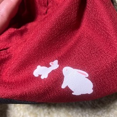 未使用　和柄巾着の画像
