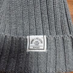 【引越のため3月20日まで】BEAMS 子供用　ニット帽の画像