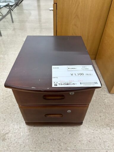 ★ジモティ割あり★  収納棚 茶 H35×D40×W30 クリーニング済み TJ9462