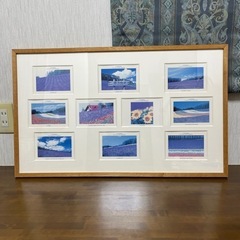 最終値下げ‼️北海道（富良野）絵葉書の額装