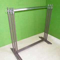 W90cmタイプ 業務用ハンガーラック ３台セット 角バータイプ...