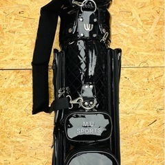 M.U SPORTS ゴルフバッグ 黒の画像