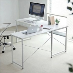 パソコンデスク　L型型デスク（100-DESKH011）