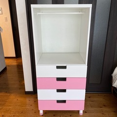 IKEA イケア STUVA ストゥヴァ キッズ　 クローゼット　4段の画像