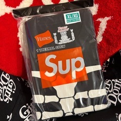 新品未使用　supreme ボーン　サーマル　ロンTEE XL