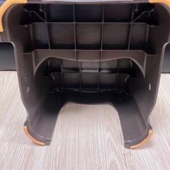 くまさん　2段踏み台　茶色の画像